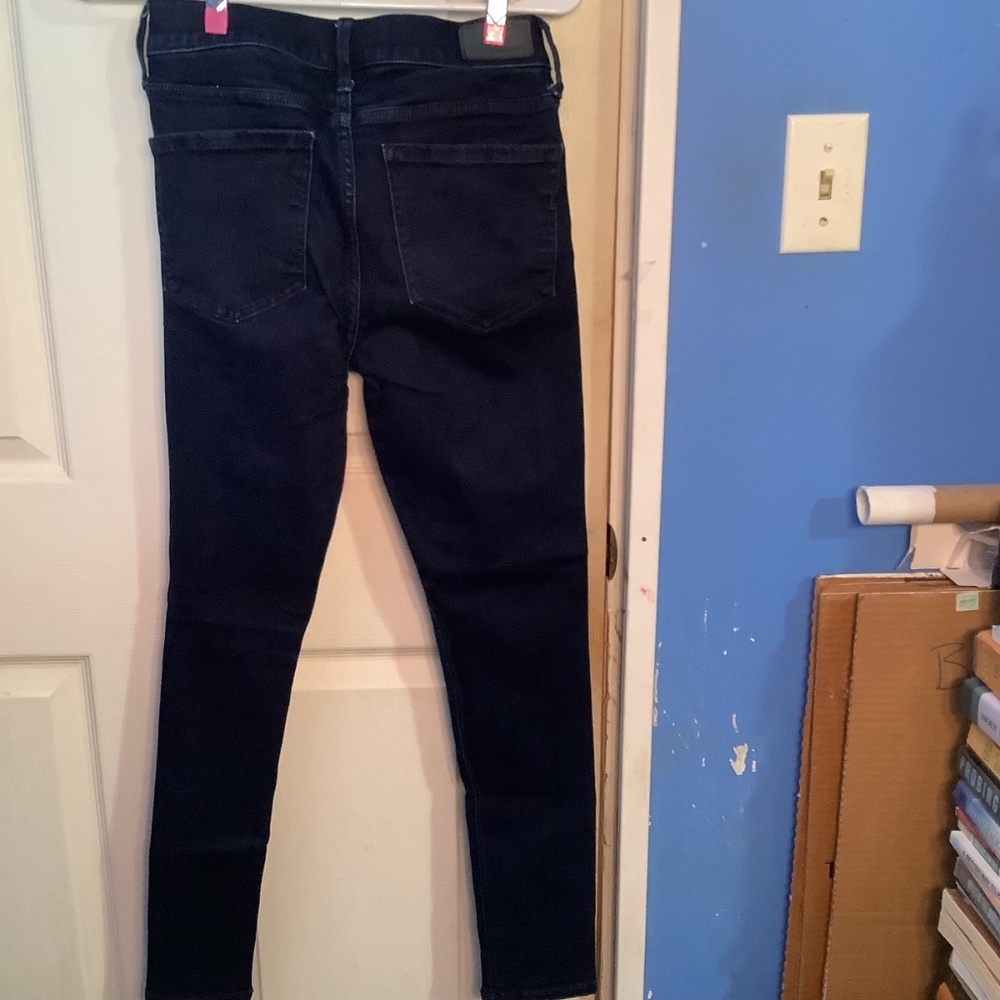 Women’s EXPRESS Jeans Stretch Ankle Legging Mid Rise Size 4R/4R - Picture 9 of 16